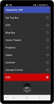 Remote Control android App screenshot 1